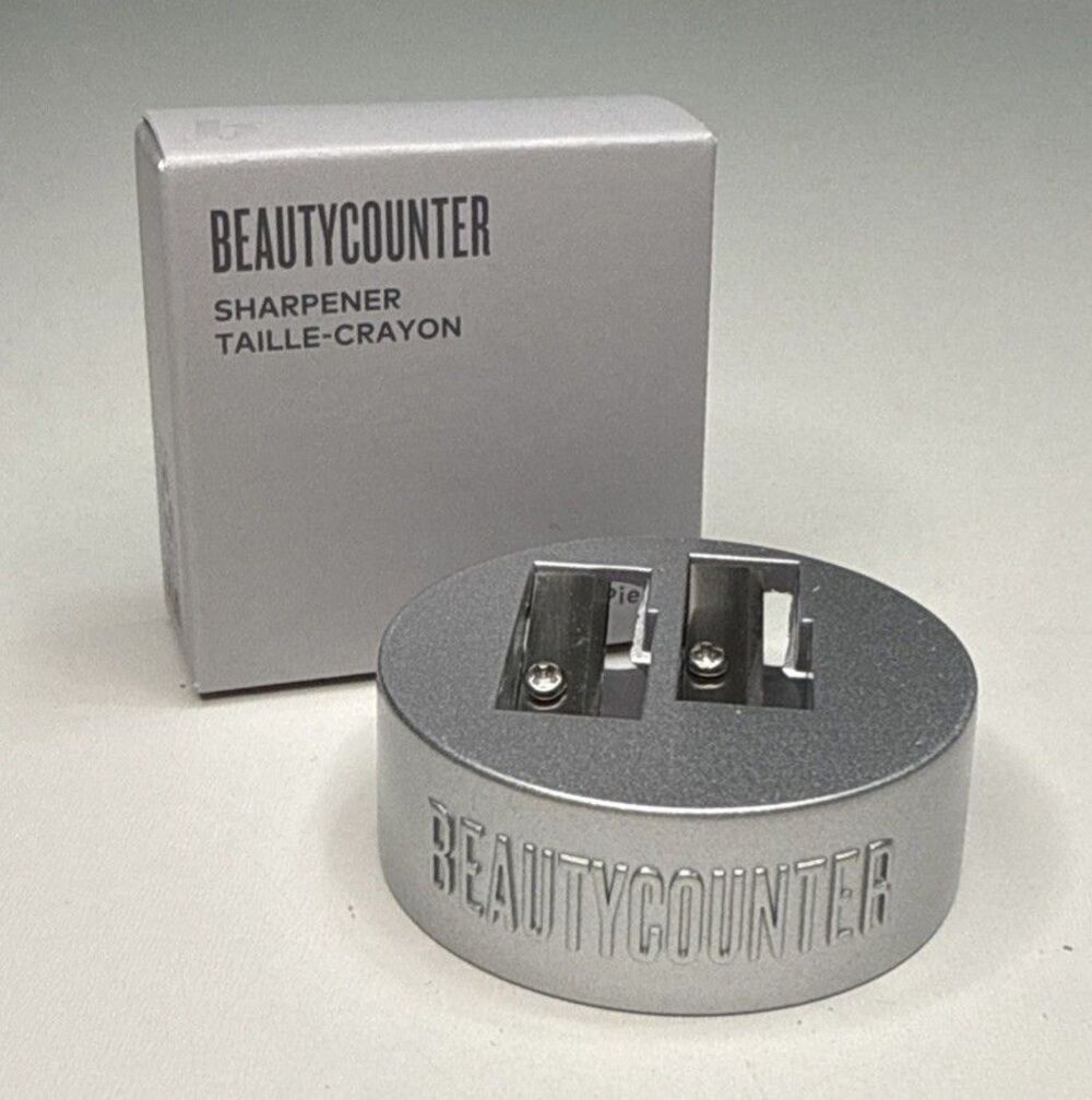 Beautycounter Lip Eye Pencil Metal Sharpener NIB